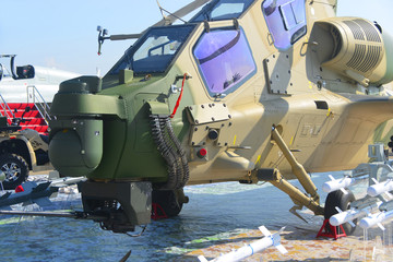 鹗式武装直升机武器系统特写
