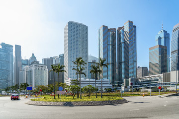 香港现代建筑群