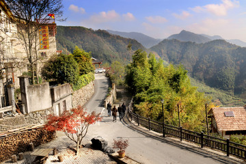 浙江临安指南村风景