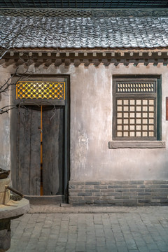 中国抗战时期的农村的村民住宅