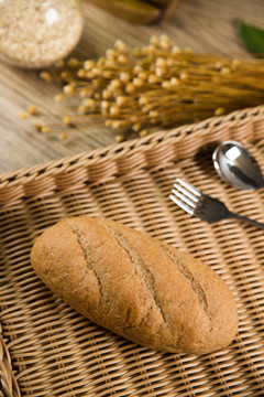 燕麦芝士粗粮欧包面包