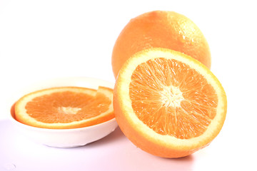 切开脐橙