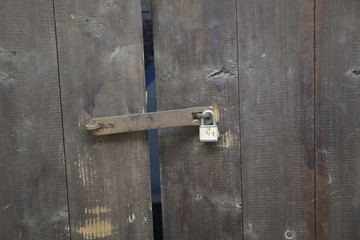 古代大门门锁
