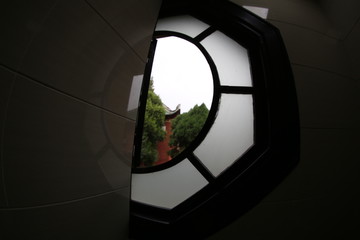 湖南大学老图书馆窗户