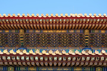 中国故宫建筑屋檐