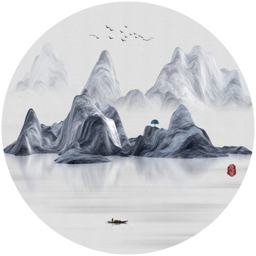 意境山水画