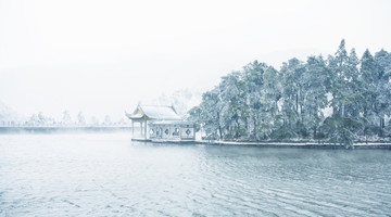 庐山雪景