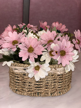 花篮桌面摆件