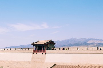 古代第一雄关嘉峪关古建筑城门
