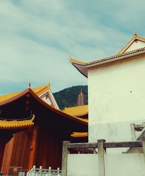 寺庙拜佛宗教建筑