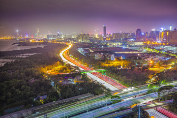 深圳滨海大道夜景