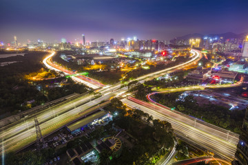 深圳南山区夜景