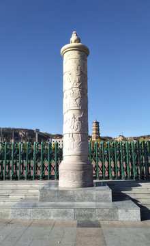石雕柱