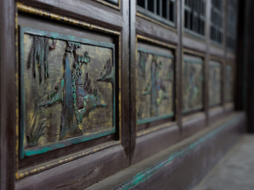 中国传统民居门窗木雕