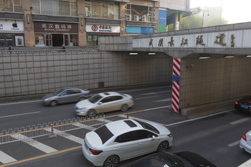 武汉长江隧道大智路入口