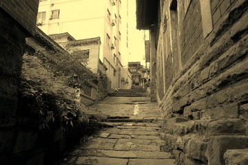 小巷石板路