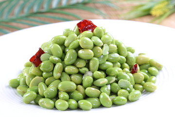 清炒毛豆米