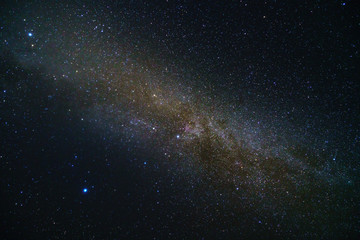 高原星空银河图