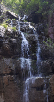 云台山红石峡瀑