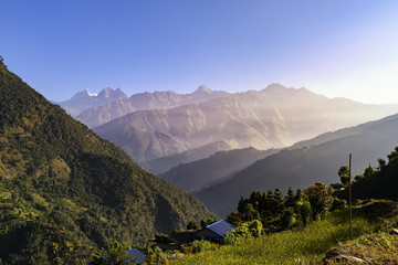 山区清晨