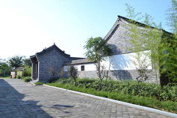中式老宅门建筑
