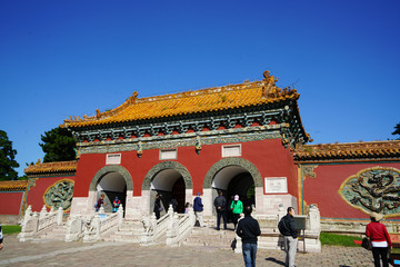沈阳北陵清昭陵大门
