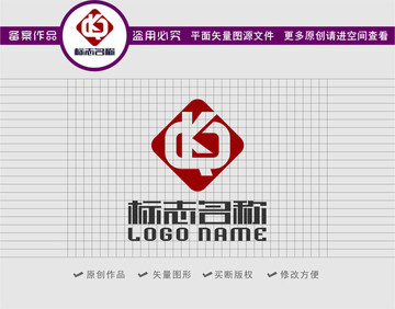 KQ字母QK标志logo