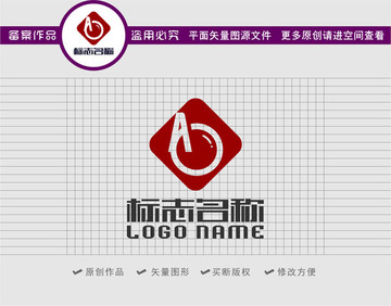 Ab字母AQ标志公司logo
