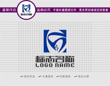 KS字母SK标志科技logo