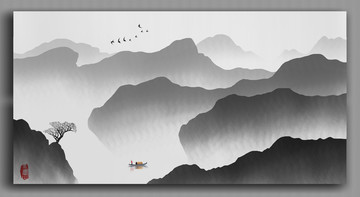 水墨画