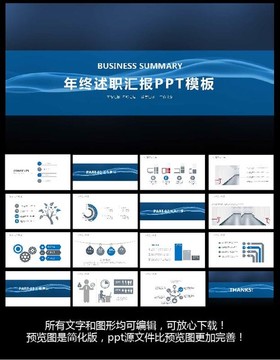 年终述职汇报ppt模板