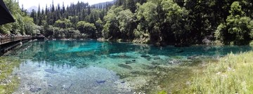 九寨沟景区自然山水美景