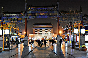 北京前门正阳门牌坊