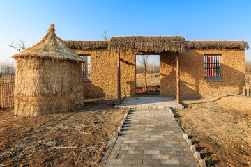 土坯房老庭院