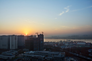 日落天空美景