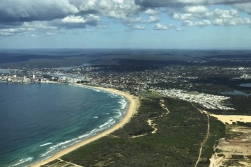 航拍澳洲海岸线