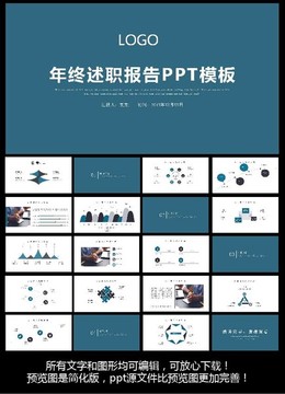 年终总结ppt模板