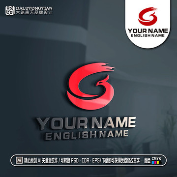 CG字母LOGO凤凰LOGO