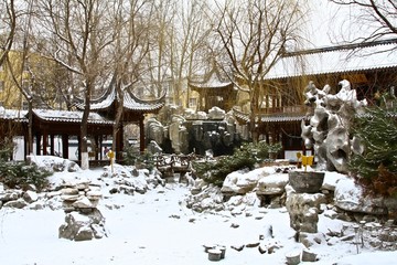 锦绣园赏雪