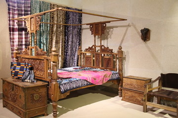 非洲木雕卧室家具
