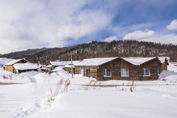 雪景乡村