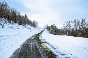 雪景公路