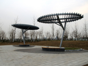郑州高铁公园钢结构