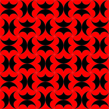 红与黑矢量图002