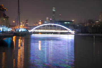 通惠河畔夜景