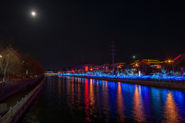 通惠河畔夜景