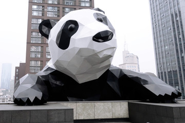 成都IFS熊猫雕塑