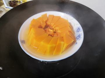 蒸南瓜
