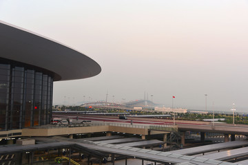 珠海港珠澳大桥远景及路桥设施