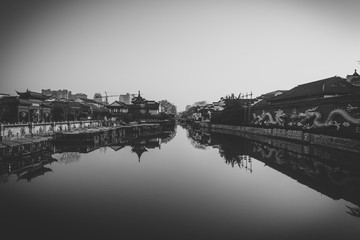 南京秦淮河老照片
